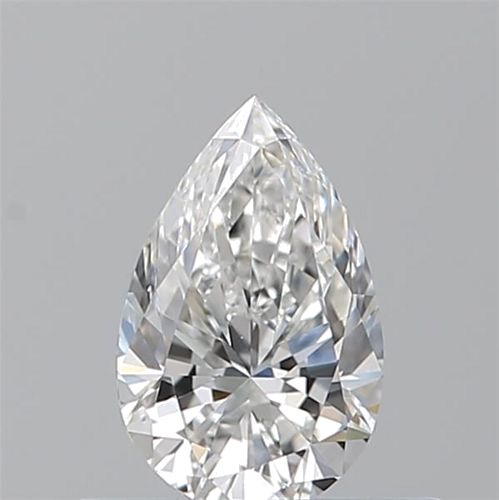 0.5 carat F-VS1 Natūralus Pear Deimantas (1)