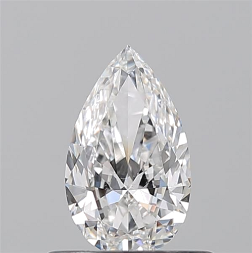 0.5 carat F-VS2 Natūralus Pear Deimantas (1)