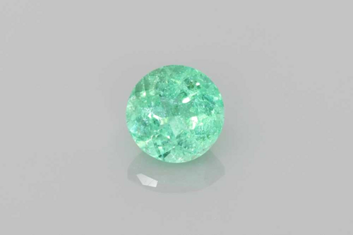 0.69 carat GREEN Round Tourmaline (1)