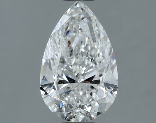 1.3 carat F-SI2 Natūralus Pear Deimantas (1)