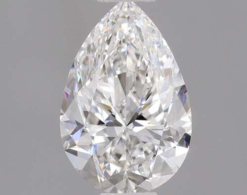 0.5 carat E-VS1 Natūralus Pear Deimantas (1)