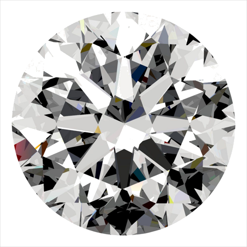 0.5 carat F-VS1 Very Good cut Natūralus Round Deimantas (1)