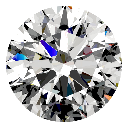 0.34 carat H-VVS1 Excellent cut Natūralus Round Deimantas (1)