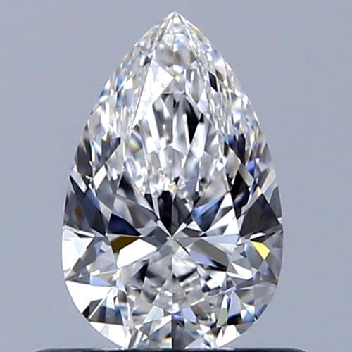 0.54 carat E-VS1 Natūralus Pear Deimantas (1)