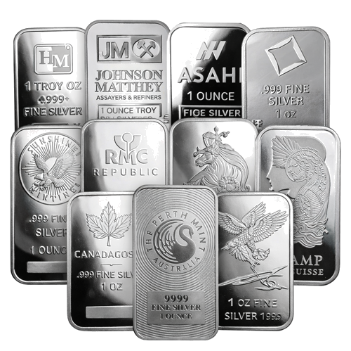 1 oz Серебряный слиток Mix (1)