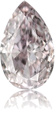 0.15 carat Fancy Light Pink-SI2 Natūralus Pear Deimantas (1)