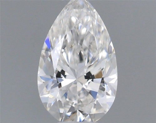 0.33 carat E-VVS2 Natūralus Pear Deimantas (1)