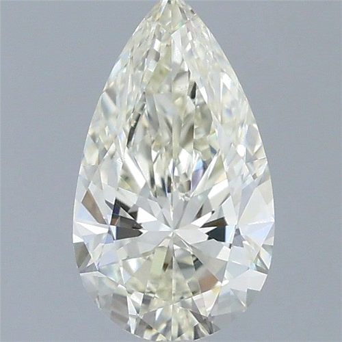 0.6 carat K-VS2 Natūralus Pear Deimantas (1)