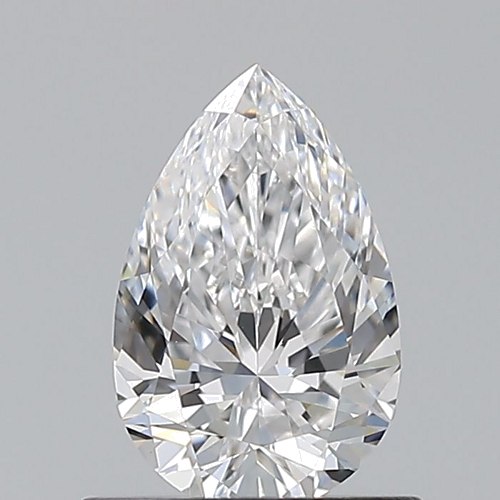 0.7 carat D-VS1 Natūralus Pear Deimantas (1)