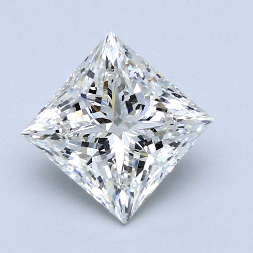 3.0 carat H-SI1 Natūralus Princess Deimantas (1)