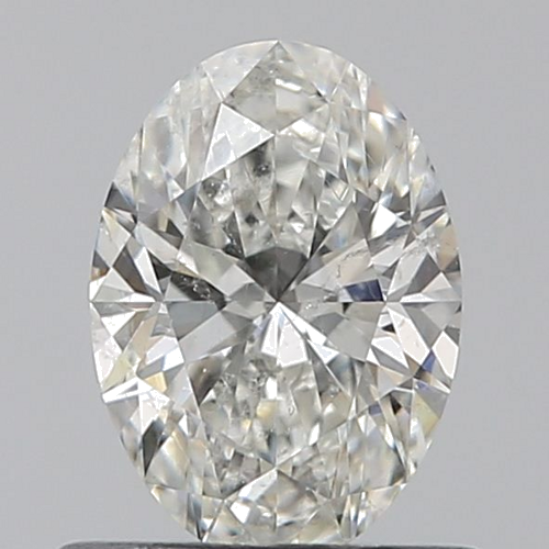 0.6 carat I-SI2 Natūralus Oval Deimantas (1)
