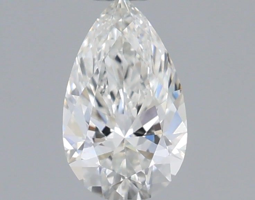 0.35 carat F-VS1 Natūralus Pear Deimantas (1)