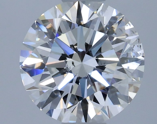 0.56 carat E-SI1 Excellent cut Natūralus Round Deimantas (1)