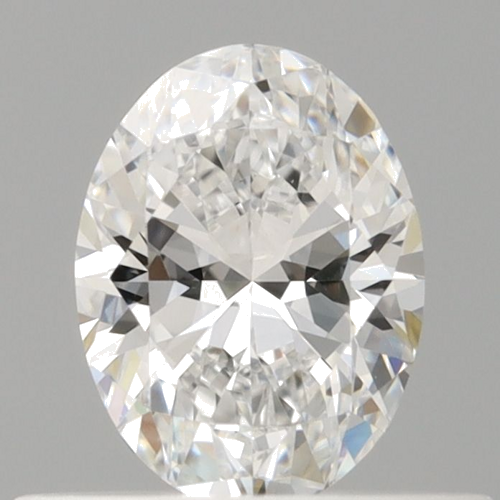 0.46 carat D-VVS2 Natūralus Oval Deimantas (1)