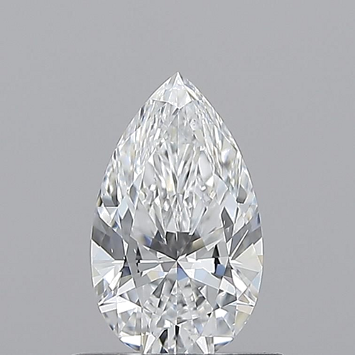 0.7 carat D-VS2 Natūralus Pear Deimantas (1)