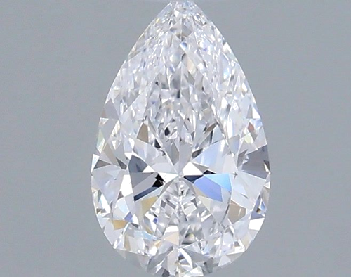 0.5 carat D-VS2 Natūralus Pear Deimantas (1)