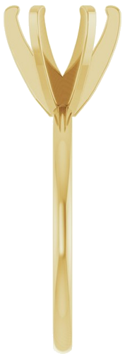 Sužadėtuvių Žiedas „Solitaire“ 585 Geltonojo Aukso Round 7.4mm (4)