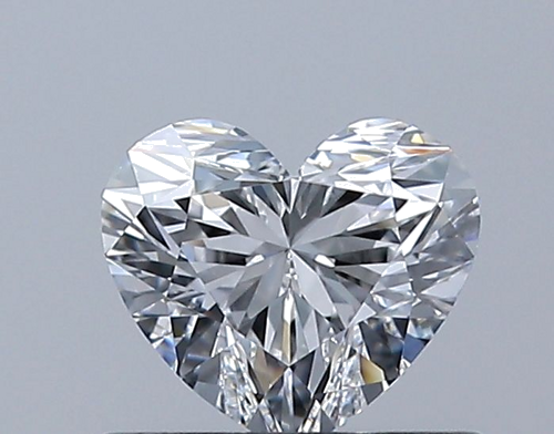 0.53 carat E-VVS1 Natūralus Heart Deimantas (1)