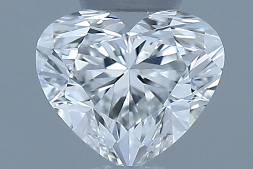 0.4 carat F-VVS2 Natūralus Heart Deimantas (1)