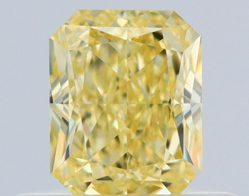 0.51 carat Fancy Intense Yellow-VVS1 Natūralus Radiant Deimantas (1)