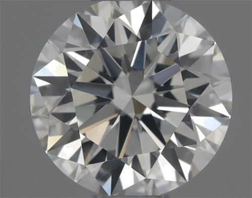 0.45 carat I-VVS2 Excellent cut Natūralus Round Deimantas (1)