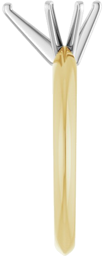 14K Yellow White 8.5x5 mm Pear Engagement Ring Mounting (4)