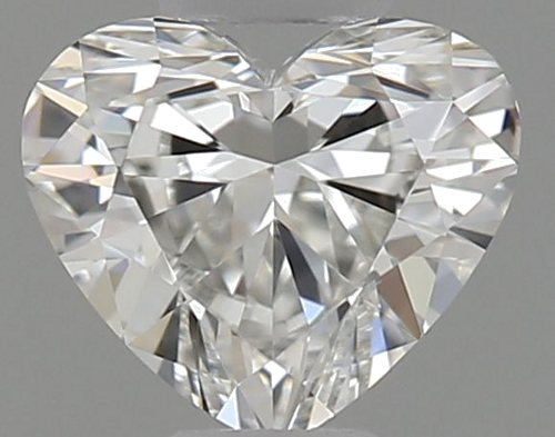 0.3 carat G-VVS1 Natūralus Heart Deimantas (1)