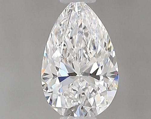 0.42 carat E-VS2 Natūralus Pear Deimantas (1)