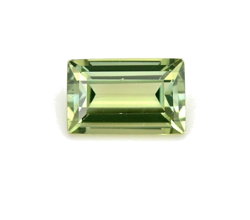 0.76 carat GREEN Baguette Tourmaline (1)