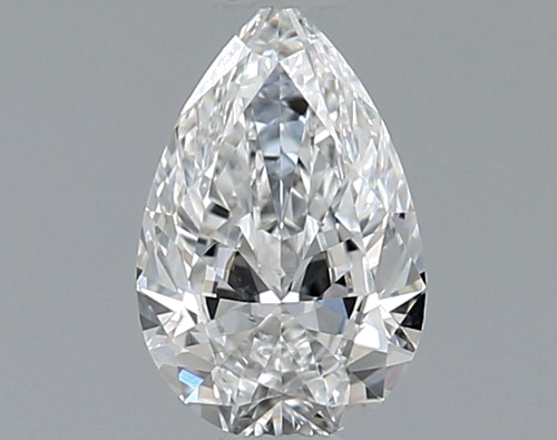 0.5 carat E-SI1 Natūralus Pear Deimantas (1)