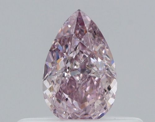 0.3 carat Fancy Purplish Pink-VS2 Natūralus Pear Deimantas (1)