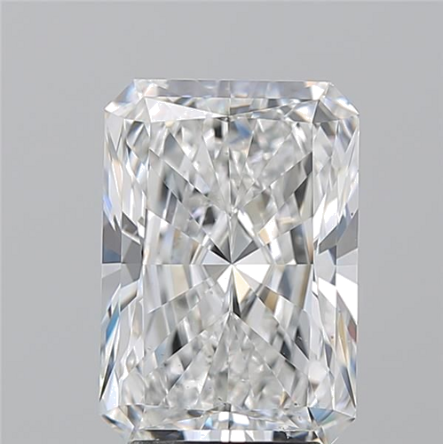 3.2 carat F-SI1 Natūralus Radiant Deimantas (1)