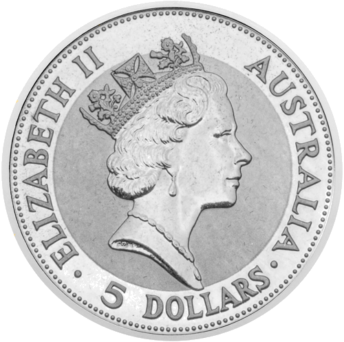 1991 Kookaburra Austrālija 1 oz sudraba monēta (2)