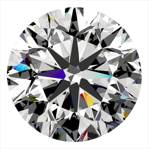 0.3 carat D-VVS2 Very Good cut Natūralus Round Deimantas (1)