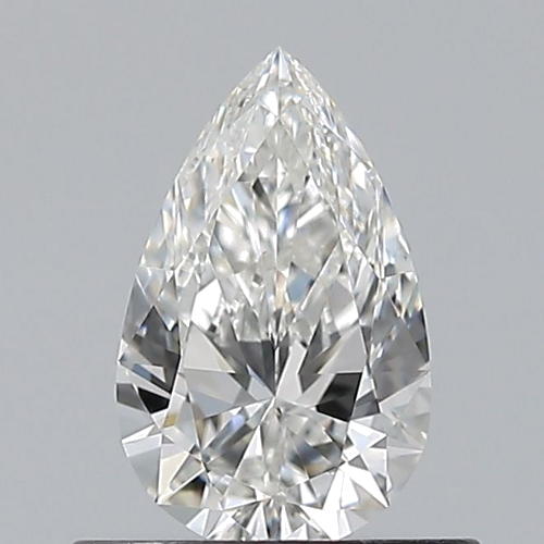 0.5 carat G-VS1 Natūralus Pear Deimantas (1)