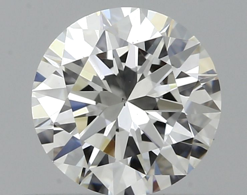 0.5 carat F-SI1 Excellent cut Natūralus Round Deimantas (1)