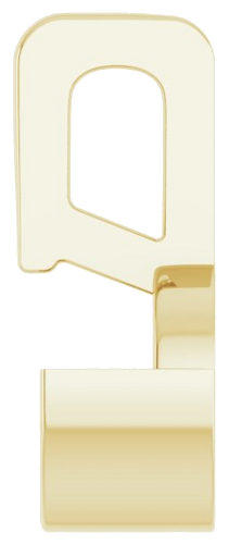 Pakabukas „Half-Bezel Solitaire“ 14k yellow gold Round 5.2mm (3)