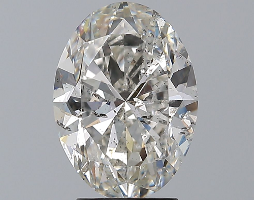 3.46 carat G-SI2 Natūralus Oval Deimantas (1)