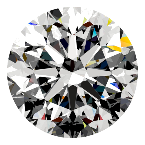 0.3 carat D-VS2 Very Good cut Natūralus Round Deimantas (1)