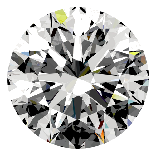 0.3 carat F-VVS2 Excellent cut Natūralus Round Deimantas (1)