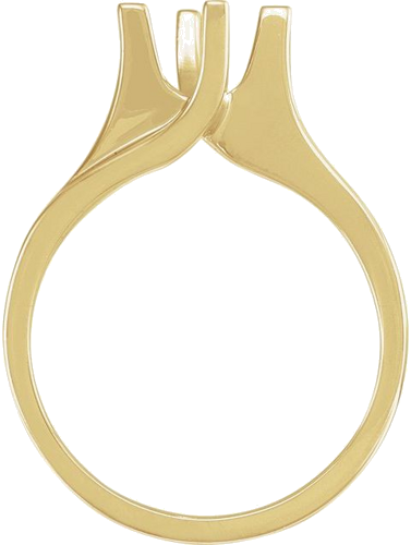 Sužadėtuvių Žiedas „Solitaire“ 14k yellow gold Round 6.5mm (2)