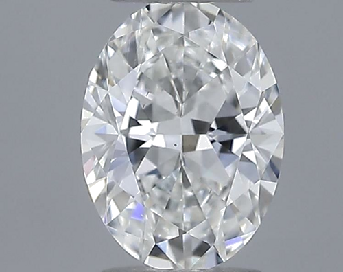0.6 carat G-VS2 Natūralus Oval Deimantas (1)