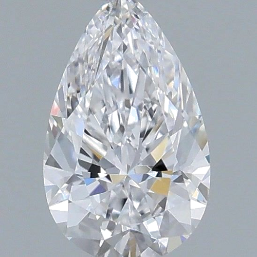 0.52 carat D-IF Natūralus Pear Deimantas (1)
