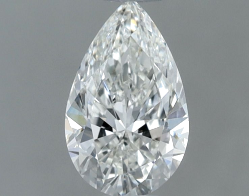 0.5 carat H-VVS2 Natūralus Pear Deimantas (1)