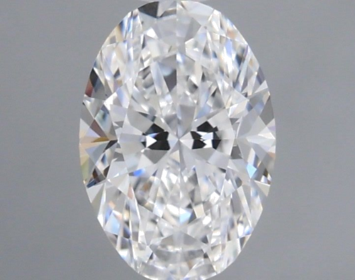 0.37 carat D-VVS2 Natūralus Oval Deimantas (1)