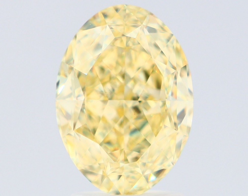 3.01 carat Fancy Yellow-VS1 Natūralus Oval Deimantas (1)