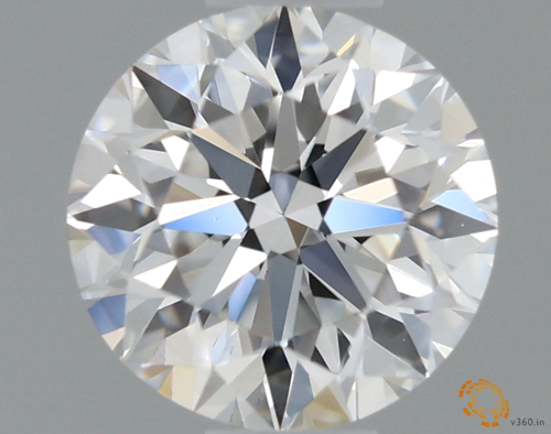 0.5 carat F-VVS2 Very Good cut Natūralus Round Deimantas (1)