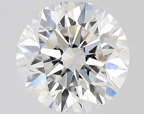 0.5 carat F-VVS1 Excellent cut Natūralus Round Deimantas (1)