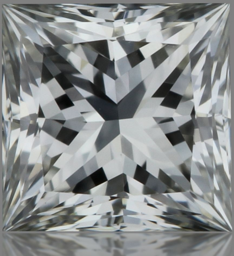 0.25 carat J-VVS1 Natūralus Princess Deimantas (1)