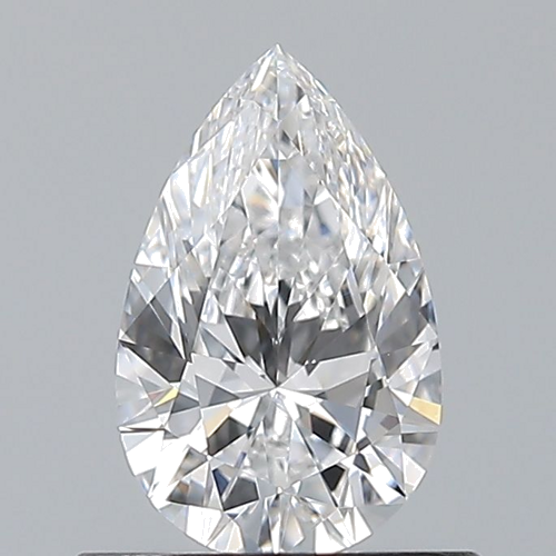 0.6 carat D-VS1 Natūralus Pear Deimantas (1)